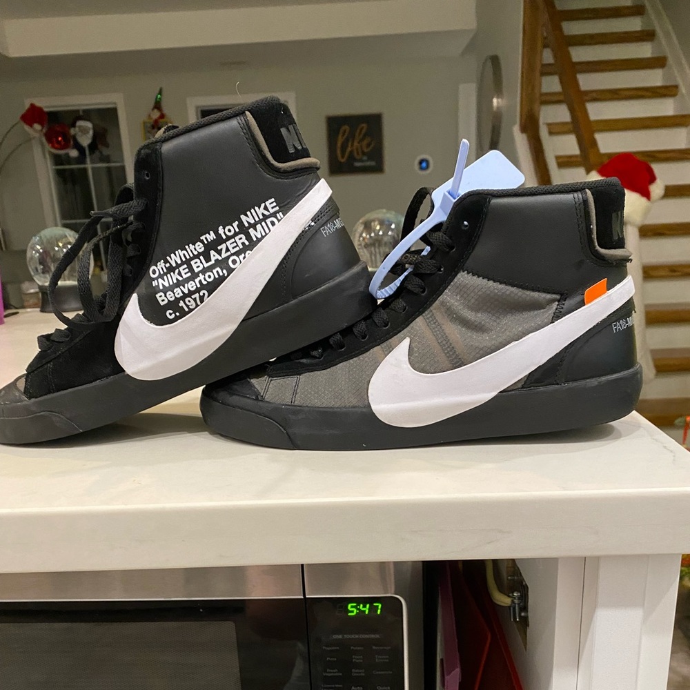 Off white blazer mids “grim reaper”